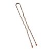 2" Brown Fine Wavy Pins