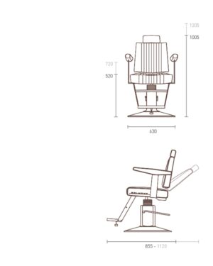 Alternative view of Takara Belmont Dainty Styling Chair