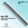 Fejic Carbon Comb - 274 Classic Long Cutting Comb High Tension