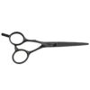 Wings Scissors Matt Black Left Handed Flat Screw