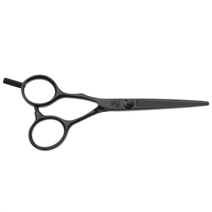 Wings Scissors Matt Black Left Handed Flat Screw