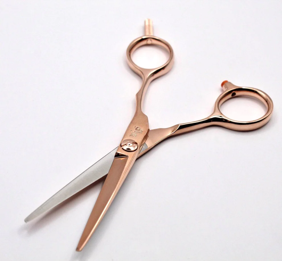 Wings Scissors Rose Gold Flat Screw