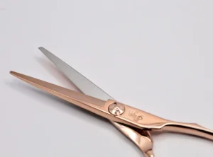Wings Scissors Rose Gold Flat Screw - Image 3