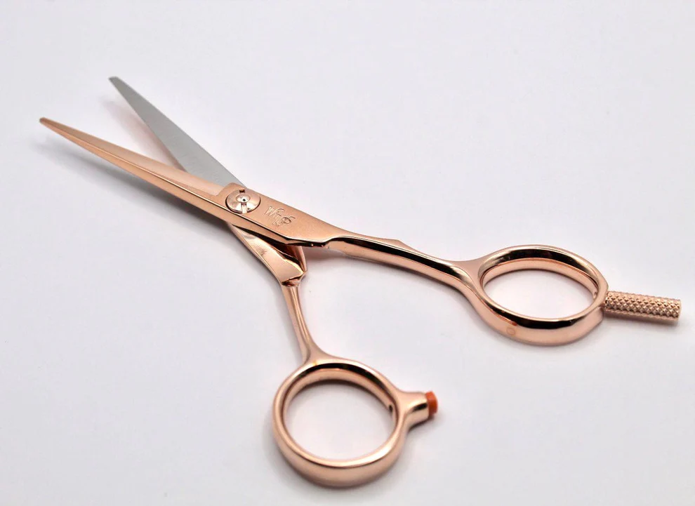 Wings Scissors Rose Gold Flat Screw - Image 4