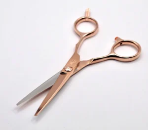 Wings Scissors Rose Gold Flat Screw - Image 5