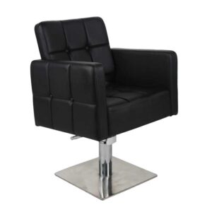 Dakota Styling Chair Black with Square Base