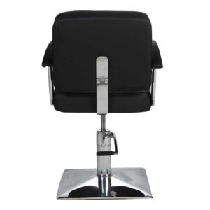 Alternative view of Madison Styling Chair Black with Black Piping and Square Base