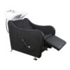 Manhattan Back Wash Unit Black with White Basin