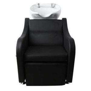 Manhattan Back Wash Unit Black with White Basin - Image 4