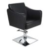Manhattan Styling Chair Black with Square Base