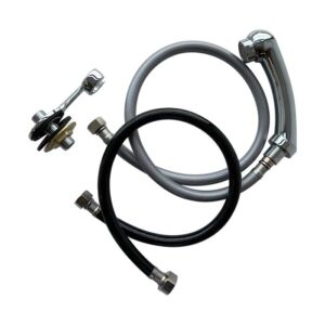 Non-drip Shower Spray, Hose and Holder